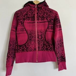 Lululemon‎ Scuba Snowflake Special Edition Full Zip Hooded Jacket - EUC